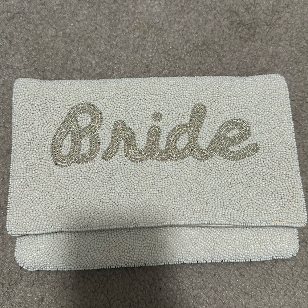 The Beaded Lily Bride Clutch Purse